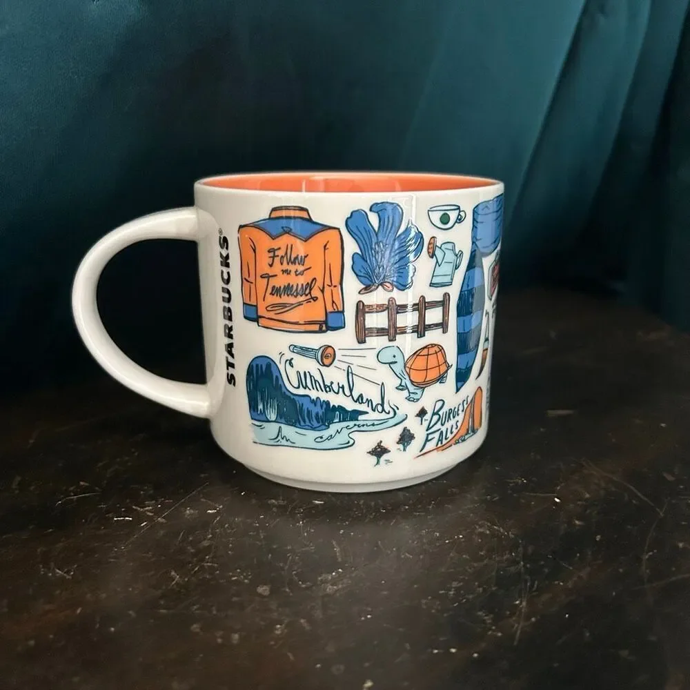 Starbucks Tennessee Mug Been There Series Across The Globe 14oz